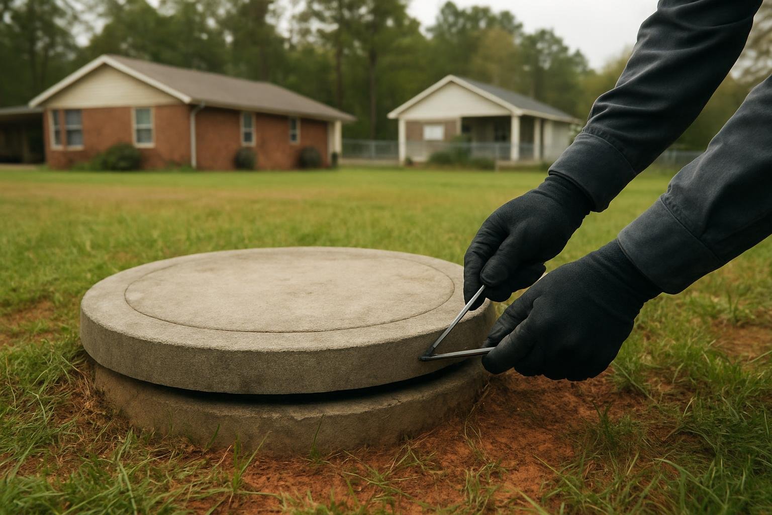 Septic tank pump-out service, Coats NC