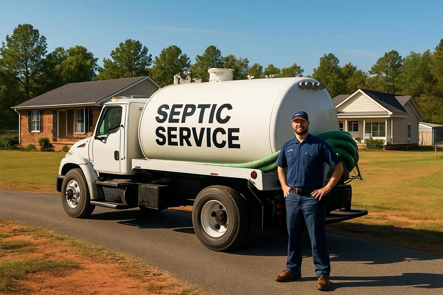 Septic tank pumping service in Anderson Creek, NC