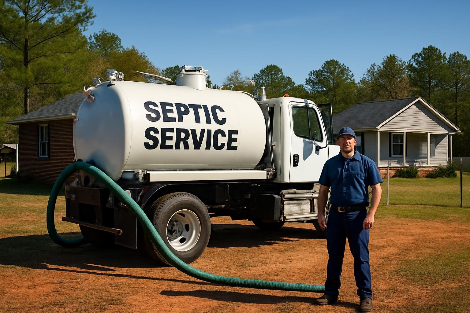Septic tank pumping service in Barclaysville, NC