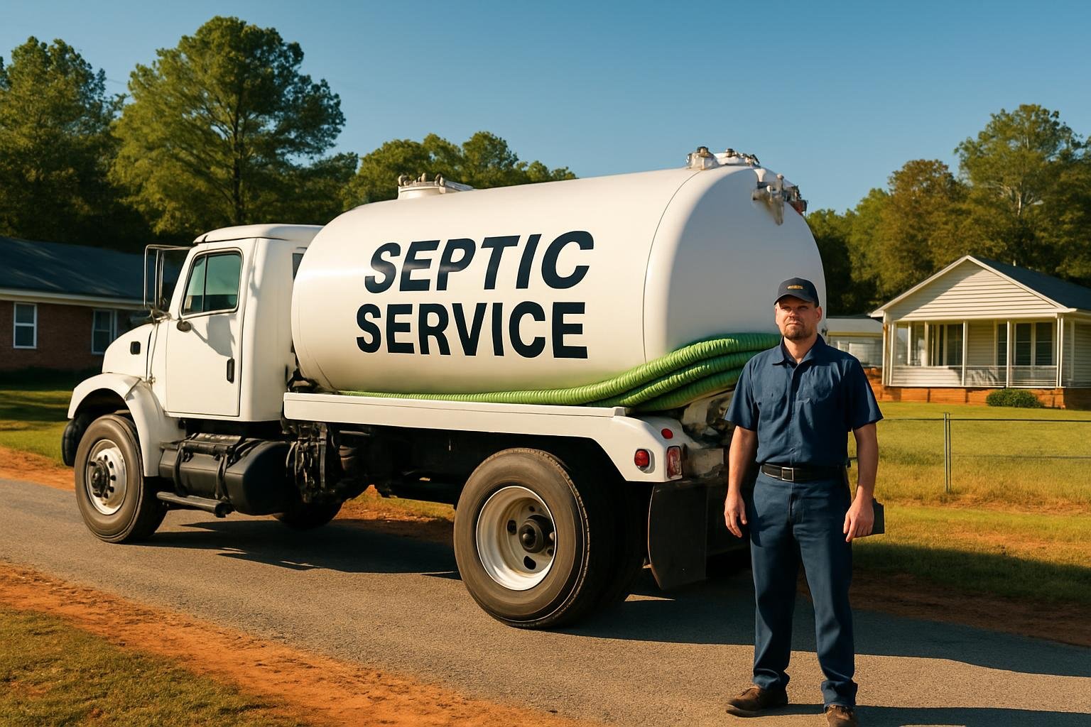 Septic tank pumping service in Broadway, NC