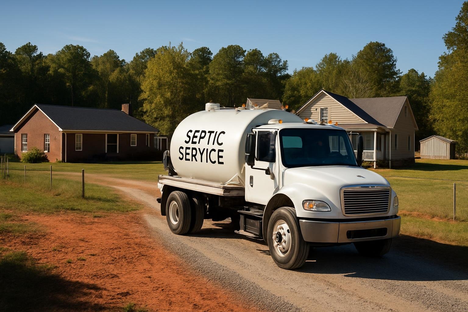 Rural septic system near Buies Creek, NC