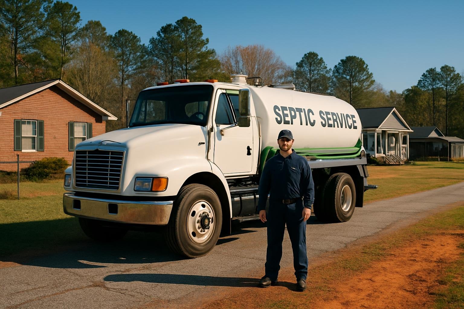 Septic tank pumping service in Cameron, NC