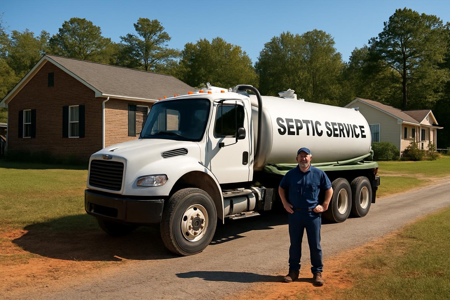 Septic tank pumping service in Christian Light, NC