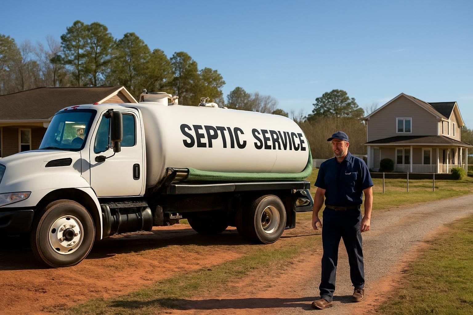 Septic tank pumping service in Coats, NC