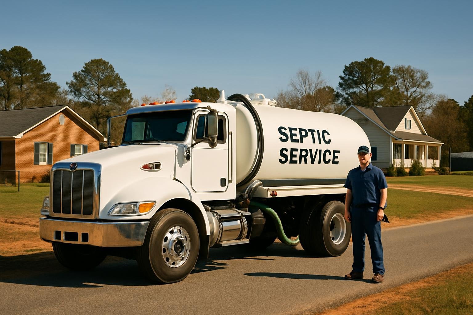 Septic tank pumping service in Dunn, NC