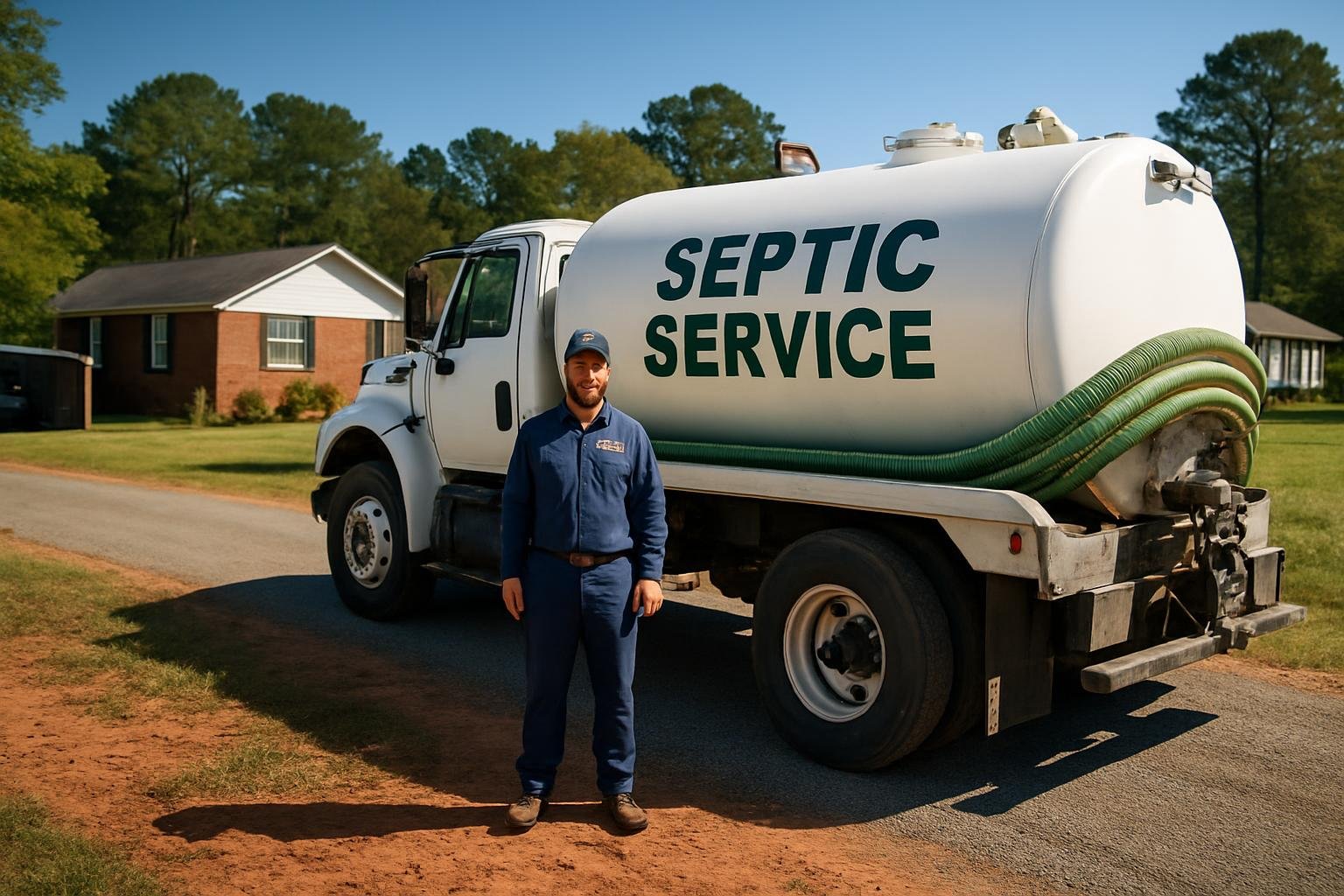 Septic tank pumping service in Fuquay-Varina, NC