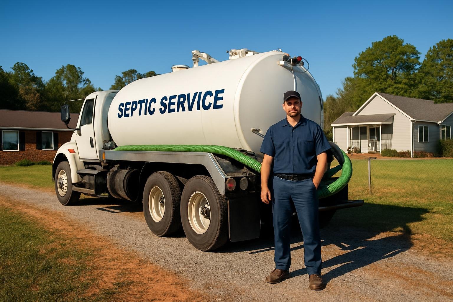 Septic tank pumping service in Kipling, NC