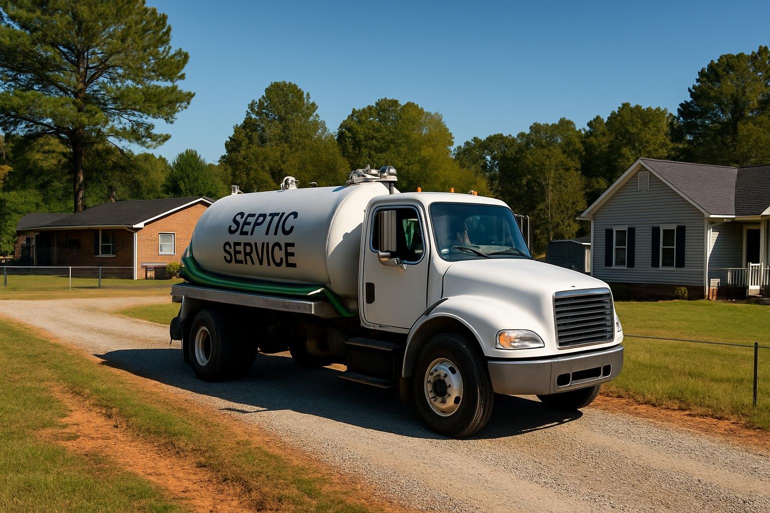 Rural septic system near Olivia, NC