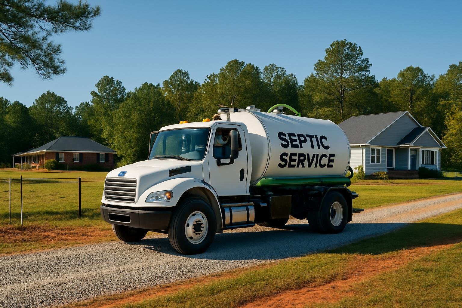 Rural septic system near Willow Spring, NC
